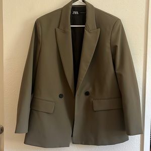 Zara oversized blazer top